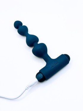 Анальная цепочка с перезаряжаемой вибропулей Spice it Up Excellence 2.0