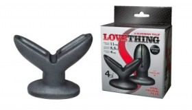 Анально - вагинальный плаг A BLOOMING TILUP, L 110 мм , D 55 мм, цвет чёрный