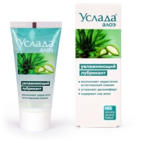 Лубрикант увлажняющий Услада с алоэ вера 60 гр.